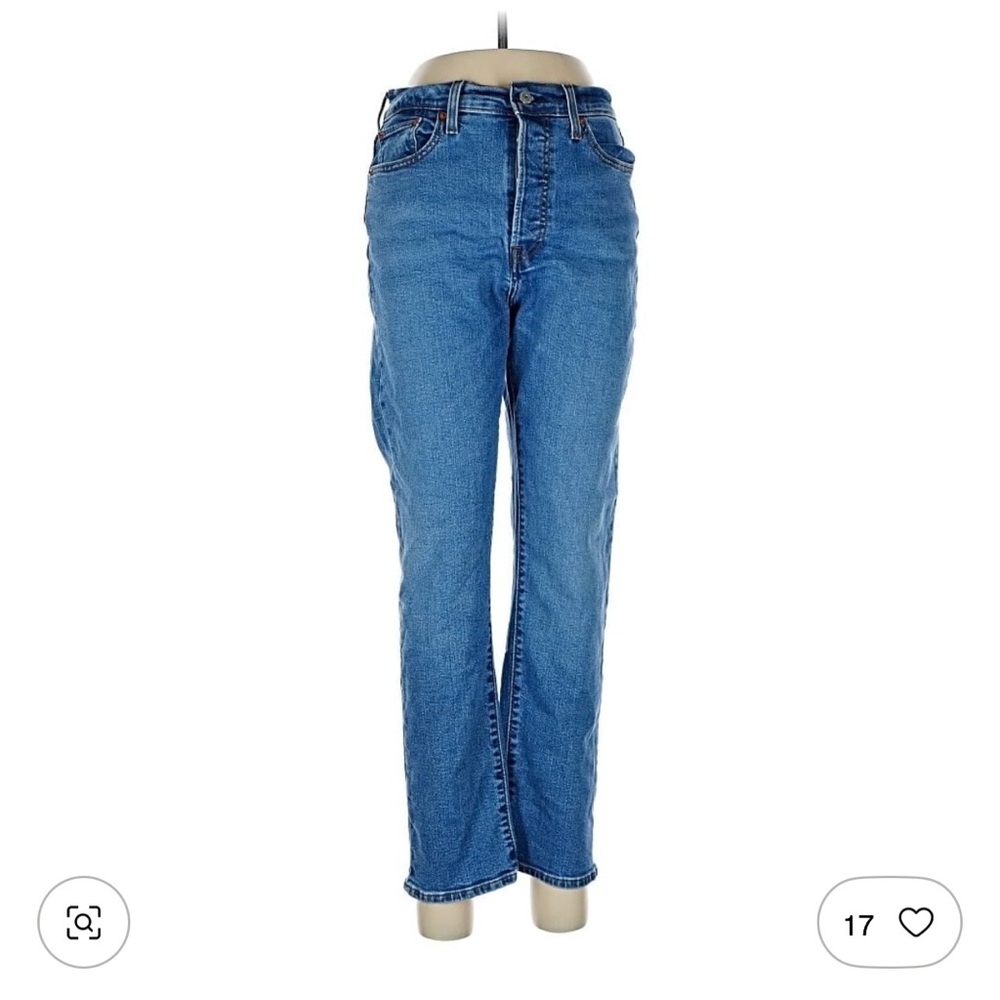 Levi's Wedgie Straight Leg Blue Jeans
